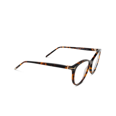 Gafas graduadas Tom Ford FT5990-B 052 dark havana - Vista tres cuartos