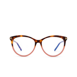 Tom Ford FT5990-B Eyeglasses 056 coloured havana