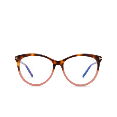 Gafas graduadas Tom Ford FT5990-B 056 coloured havana - Vista delantera