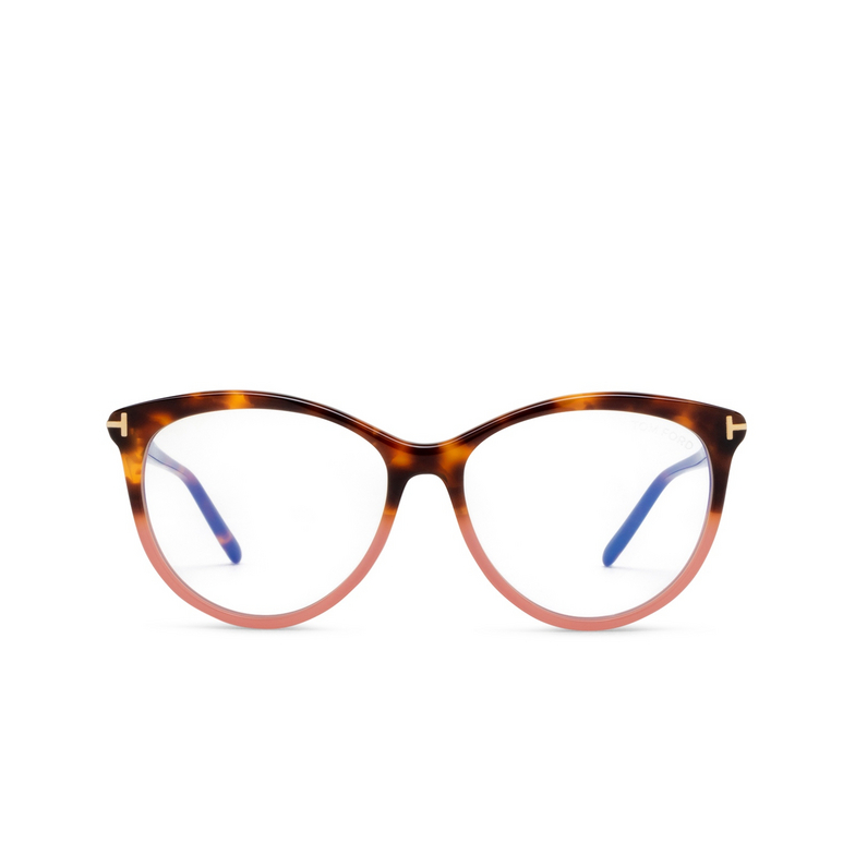 Tom Ford FT5990-B Eyeglasses 056 coloured havana - 1/4