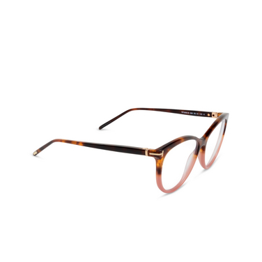 Tom Ford FT5990-B Eyeglasses 056 coloured havana - three-quarters view