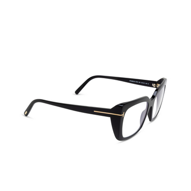 Tom Ford FT5992-B Eyeglasses 001 shiny black - three-quarters view