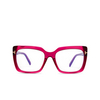 Tom Ford FT5992-B Eyeglasses 075 shiny dark fuxia - product thumbnail 1/4