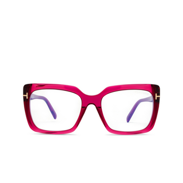 Tom Ford FT5992-B Eyeglasses 075 shiny dark fuxia - front view