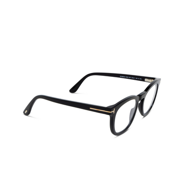 Gafas graduadas Tom Ford FT5993-B 001 shiny black - Vista tres cuartos