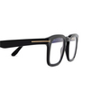 Gafas graduadas Tom Ford FT6025-B 001 shiny black - Miniatura del producto 3/4