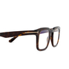 Gafas graduadas Tom Ford FT6025-B 052 dark havana - Miniatura del producto 3/4