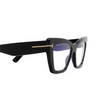 Tom Ford FT6026-B Eyeglasses 001 shiny black - product thumbnail 3/4