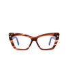 Tom Ford FT6026-B Eyeglasses 054 red havana - product thumbnail 1/4