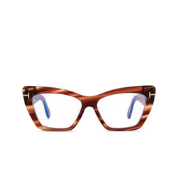 Tom Ford FT6026-B Eyeglasses 054 red havana