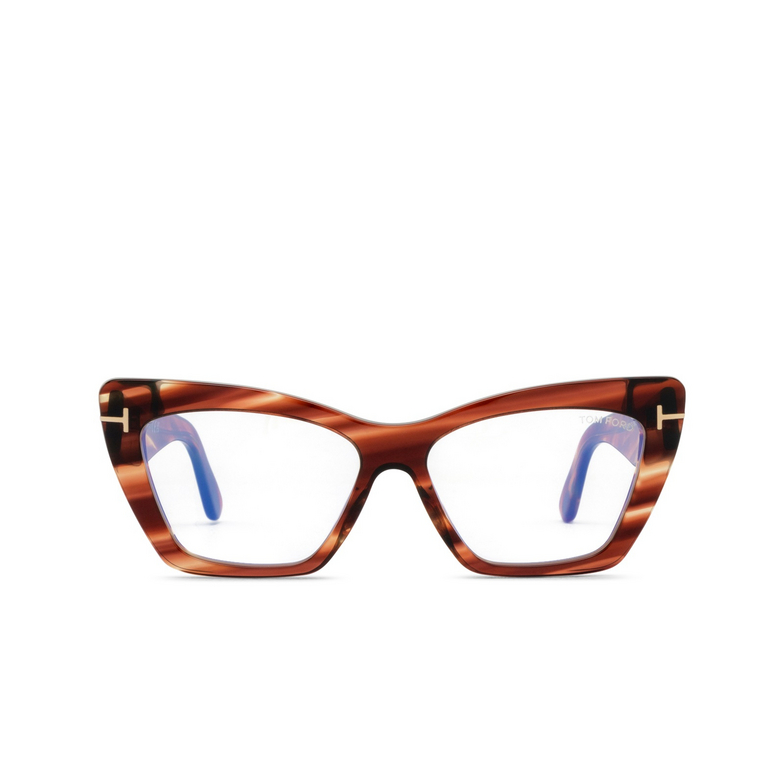 Tom Ford FT6026-B Eyeglasses 054 red havana - 1/4