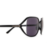 Occhiali da sole Tom Ford GOLDIE 01A shiny black - anteprima prodotto 3/4