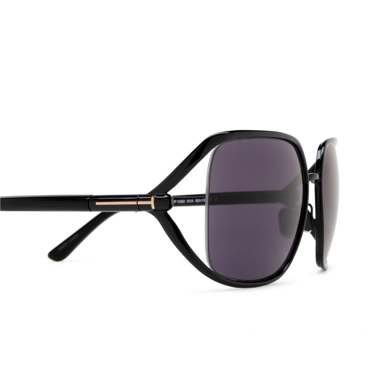 Gafas de sol Tom Ford GOLDIE 01A shiny black - 3/4