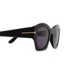 Tom Ford GUILLIANA Sunglasses 01A shiny black - product thumbnail 3/4