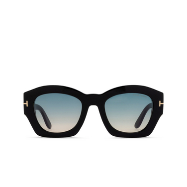 Lunettes de soleil Tom Ford GUILLIANA 01P shiny black - Vue de face