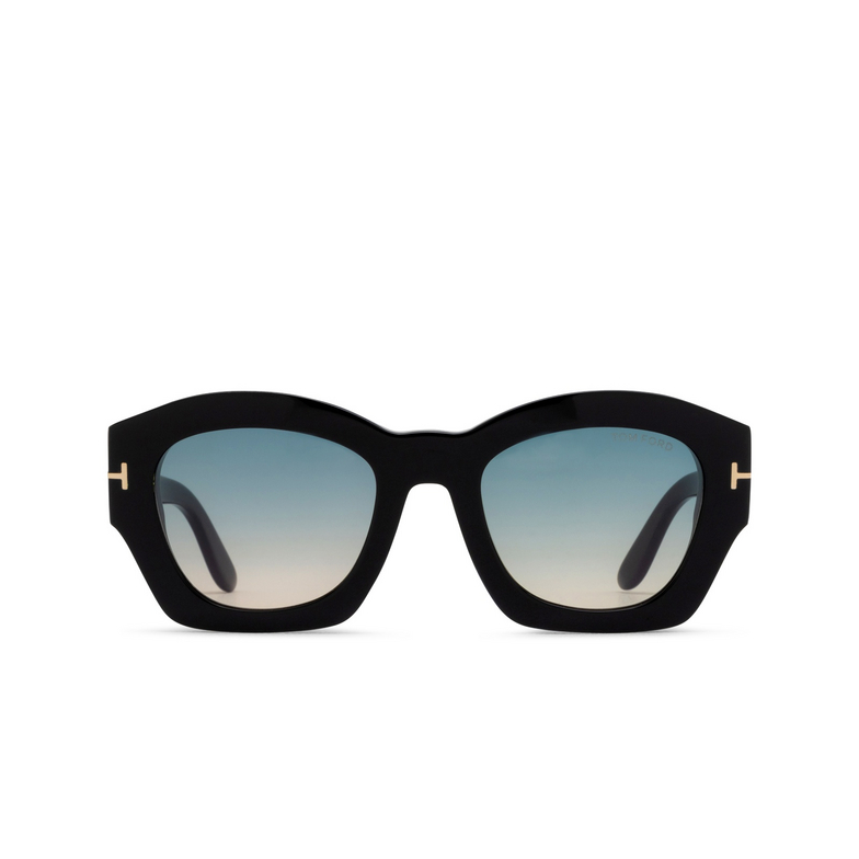 Lunettes de soleil Tom Ford GUILLIANA 01P shiny black - 1/4