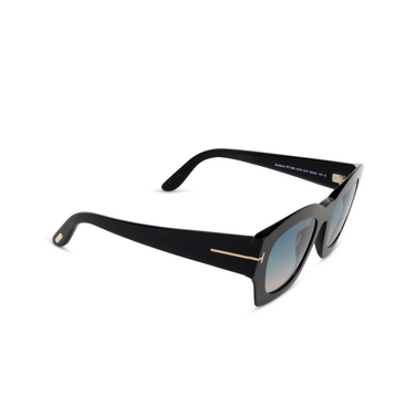 Tom Ford GUILLIANA Sonnenbrillen 01P shiny black - Dreiviertelansicht