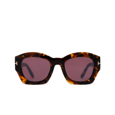 Tom Ford GUILLIANA Sunglasses 52T dark havana - front view