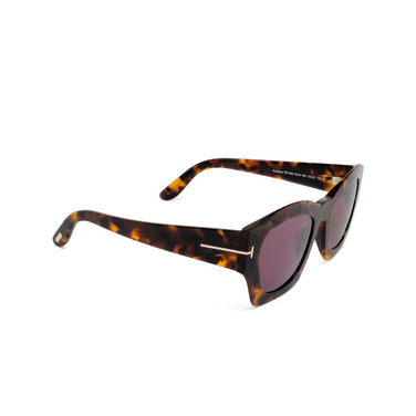 Tom Ford GUILLIANA Sunglasses 52T dark havana - three-quarters view