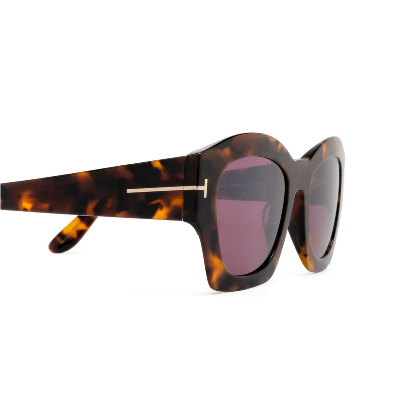 Tom Ford GUILLIANA Sunglasses 52T dark havana - 3/4