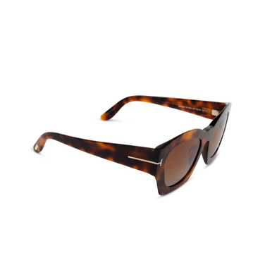 Tom Ford GUILLIANA Sonnenbrillen 53F blonde havana - Dreiviertelansicht