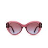 Gafas de sol Tom Ford GUINEVERE 66Y shiny red - Miniatura del producto 1/4