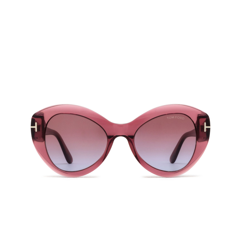 Lunettes de soleil Tom Ford GUINEVERE 66Y shiny red - 1/4