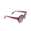 Tom Ford GUINEVERE Sunglasses 66Y shiny red - product thumbnail 2/4