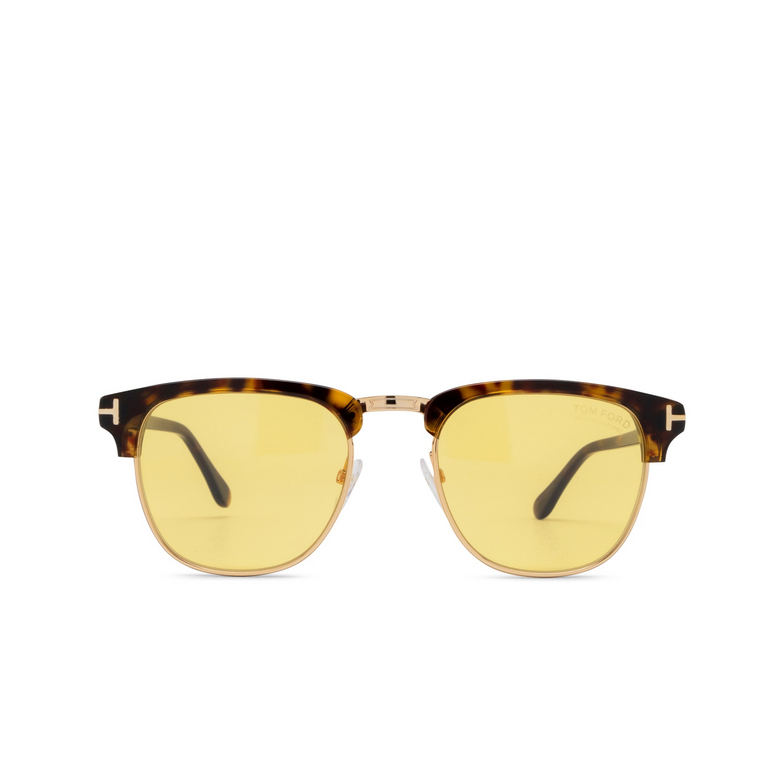 Tom Ford HENRY Sunglasses 52E dark havana - 1/4