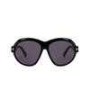 Tom Ford INGER Sunglasses 01A shiny black - product thumbnail 1/4