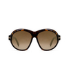 Lunettes de soleil Tom Ford INGER 52G dark havana - Vignette du produit 1/4