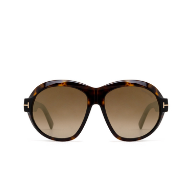 Tom Ford INGER Sunglasses 52G dark havana - front view