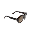 Lunettes de soleil Tom Ford INGER 52G dark havana - Vignette du produit 2/4