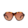 Lunettes de soleil Tom Ford INGER 53T blonde havana - Vignette du produit 1/4