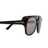 Occhiali da sole Tom Ford JAYDEN 01L shiny black - anteprima prodotto 3/4