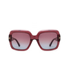 Lunettes de soleil Tom Ford KAYA 66Y shiny red - Vignette du produit 1/4