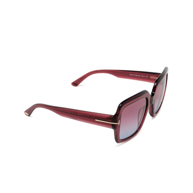 Tom Ford KAYA Sunglasses 66Y shiny red - three-quarters view
