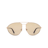 Lunettes de soleil Tom Ford KEN 28E shiny rose gold - Vignette du produit 1/4