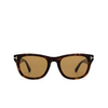 Lunettes de soleil Tom Ford KENDEL 52E dark havana - Vignette du produit 1/4