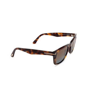 Tom Ford KENDEL Sunglasses 56B havana - three-quarters view