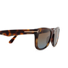 Lunettes de soleil Tom Ford KENDEL 56B havana - Vignette du produit 3/4