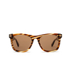 Tom Ford KEVYN Sunglasses 55E coloured havana - product thumbnail 1/4