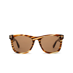 Tom Ford KEVYN Sunglasses 55E coloured havana