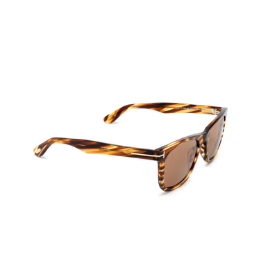 Tom Ford KEVYN Sunglasses 55E coloured havana - three-quarters view