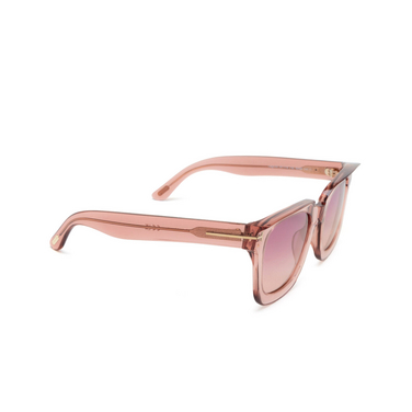 Tom Ford LEIGH-02 Sunglasses 72Z shiny light pink - three-quarters view