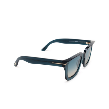 Tom Ford LEIGH-02 Sonnenbrillen 92P shiny blue - Dreiviertelansicht