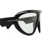 Lunettes de soleil Tom Ford LINDEN 01N shiny black - Vignette du produit 3/4