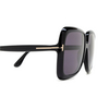 Lunettes de soleil Tom Ford LORELAI  01A shiny black - Vignette du produit 3/4