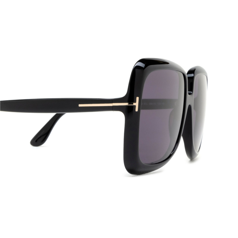 Lunettes de soleil Tom Ford LORELAI  01A shiny black - 3/4