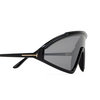 Tom Ford LORNA Sunglasses 01C shiny black - product thumbnail 3/4